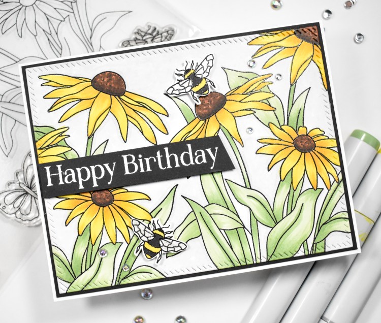 Simon Says Stamp Black Eyed Susans Birthday – REDSAS