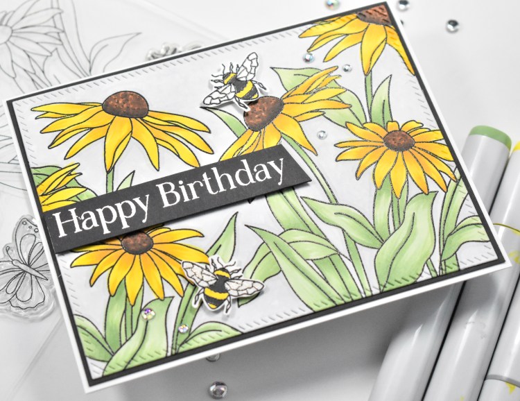 Simon Says Stamp Black Eyed Susans Birthday – REDSAS