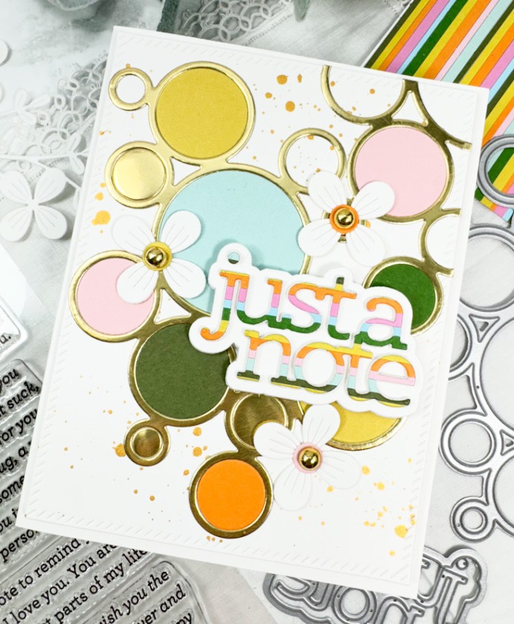 Simon Says Stamp Striped Just a Note – REDSAS