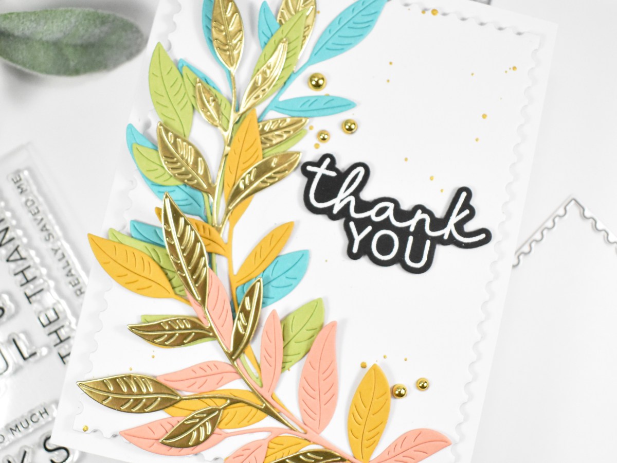 Simon Says Stamp Leafy Thank&nbsp;You