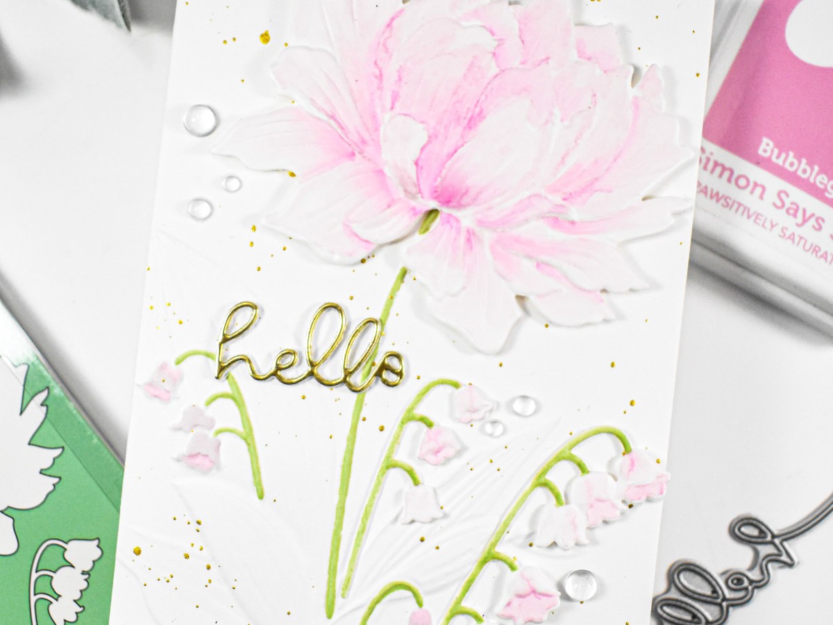 Simon Says Stamp Peony&nbsp;Hello