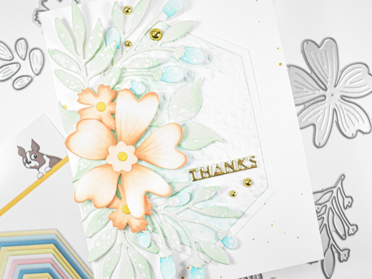 Simon Says Stamp Thanks Floral&nbsp;Hexagon